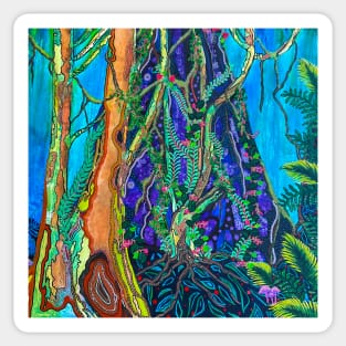 Rainforest Trees Sticker